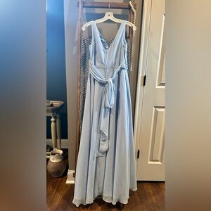 Icy blue bridesmaid dress - never worn - Size 18